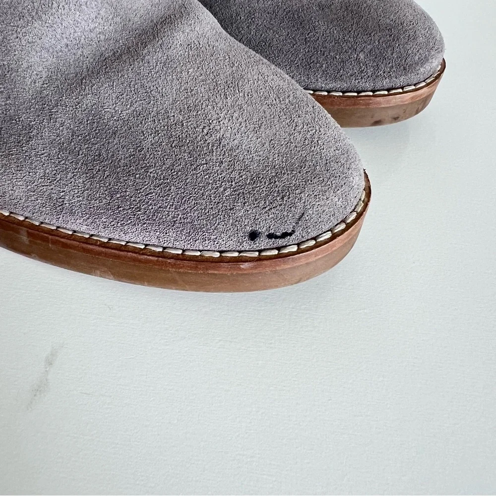 Cole‎ Haan Women's Rene Suede Ankle Booties Stormcloud Gray